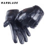 Fashion Men Women Winter PU Leather Gloves Luxurious Cashmere Warm Driving Gloves Black Touch Screen Waterproof Gloves Mittens