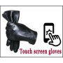 Men's and Women's Leather Gloves Sheepskin Single Leather Unlined Thin Spring, Autumn and Winter Motorcycle Riding Touch Screen