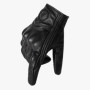 Motowolf Leather Motorcycle Gloves Men Summer Moto Gloves Full Finger Perforated Retro Racing Gloves For Motocross Riding
