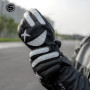 SFK New Motorcycle Gloves Full Finger Summer Breathable Genuine Real Goatskin Leather Non-slip Wear-resistant Riding Equipment