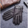 Men's Genuine Leather Gloves - Winter Sheepskin & Deerskin Insulated Outdoor Gloves, Warm Christmas Gift 56-64cm