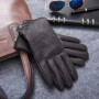 Men's Genuine Leather Gloves - Winter Sheepskin & Deerskin Insulated Outdoor Gloves, Warm Christmas Gift 56-64cm