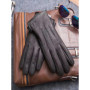 Men's Genuine Leather Gloves - Winter Sheepskin & Deerskin Insulated Outdoor Gloves, Warm Christmas Gift 56-64cm