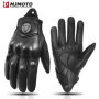 Classic Retro Motorcycle Leather Gloves Summer Breathable Motocross Gloves CE Certified Motobiker Gloves Men Women Biker Gloves