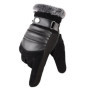 LA SPEZIA Winter Gloves Men Real Pigskin Leather Gloves Black Warm Thick Driving Brand Touch Screen Gloves Luvas Windproof
