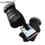 LA SPEZIA Winter Gloves Men Real Pigskin Leather Gloves Black Warm Thick Driving Brand Touch Screen Gloves Luvas Windproof