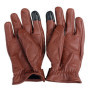 BOONJOVIA Men's Genuine Leather Gloves Motorcycle Driving Gloves Touchscreen All Season Wear for Sports