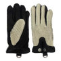 Lambskin Gloves for Men Autumn Breathable Mesh Riding Anti Slip Touch Screen Mittens Male Real Leahter Unlined Locomotive Luvas