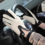Lambskin Gloves for Men Autumn Breathable Mesh Riding Anti Slip Touch Screen Mittens Male Real Leahter Unlined Locomotive Luvas
