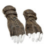 Steampunk Gloves Rivet Mittens Man Vintage Halloween Cosplay Arm Guards Medieval Accessory Wristband T8NB