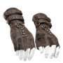 Steampunk Gloves Rivet Mittens Man Vintage Halloween Cosplay Arm Guards Medieval Accessory Wristband T8NB