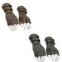 Steampunk Gloves Rivet Mittens Man Vintage Halloween Cosplay Arm Guards Medieval Accessory Wristband T8NB