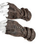 Steampunk Gloves Rivet Mittens Man Vintage Halloween Cosplay Arm Guards Medieval Accessory Wristband T8NB