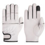 Professional Genuine Leather Work Gloves -Touchscreen Durable Cut Resistant for Mechanic Driving Riding Heavy Duty Outdoor Work