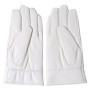 Men's Fashion Genuine Leather Winter Warm White Ceremonial Sheepskin Short Gloves Police Mittens Full Finger sporting Gloves