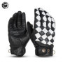 SFK Vintage Motorcycle Gloves Full Finger Summer Breathable Real Goat Leather Non-slip Wear-resistant Riding Gears Accessories