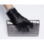 Lovers Cowhide Genuine Leather Gloves Winter Thick Warm Fleece Lining Driving Mittens Men Women Cow Wear-Resisting Riding Gloves