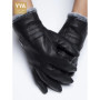 Lovers Cowhide Genuine Leather Gloves Winter Thick Warm Fleece Lining Driving Mittens Men Women Cow Wear-Resisting Riding Gloves