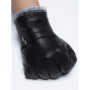 Lovers Cowhide Genuine Leather Gloves Winter Thick Warm Fleece Lining Driving Mittens Men Women Cow Wear-Resisting Riding Gloves