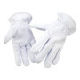 XYEHS 1 Pair Durable Goatskin Leather General Safety Work Gloves For Truck Driving/Warehouse/Gardening/Farm/Construction