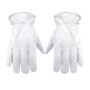 XYEHS 1 Pair Durable Goatskin Leather General Safety Work Gloves For Truck Driving/Warehouse/Gardening/Farm/Construction