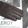 Men's imported sheepskin gloves with touch screen and high-end genuine leather woven gloves