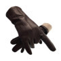 Winter Men's Fashion Sheepskin Genuine Leather Gloves Cotton Lining Winter Gloves Keep Warm Driving Riding Outdoor Black New 202