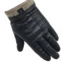 Winter Men's Fashion Sheepskin Genuine Leather Gloves Cotton Lining Winter Gloves Keep Warm Driving Riding Outdoor Black New 202