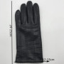 Winter Men's Fashion Sheepskin Genuine Leather Gloves Cotton Lining Winter Gloves Keep Warm Driving Riding Outdoor Black New 202