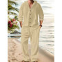Men's Fashionable Long Sleeve Hoodie And Pants Set Spring Summer New Arrival Comfortable Streetwear Outfit