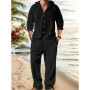 Men's Fashionable Long Sleeve Hoodie And Pants Set Spring Summer New Arrival Comfortable Streetwear Outfit