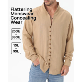 Fat and large jacquard hollow out short sleeved shirt for men, casual and loose fit, cool and stylish shirt, personalized men's