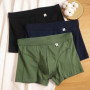 3PCS/Pack L-4XL Crotch-separating Men's Panties 100 Cotton Antibacterial Breathable Men Underwear High Elastic Sport Boxers Man