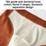 3PCS/Pack L-4XL Crotch-separating Men's Panties 100 Cotton Antibacterial Breathable Men Underwear High Elastic Sport Boxers Man