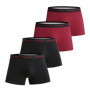 4pcs Solid Color Mens Boxer Briefs Cotton Boxers Men's Panties Fashion Underwear For Man Underpants Sexy Trunks High Quality