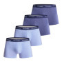 4pcs Solid Color Mens Boxer Briefs Cotton Boxers Men's Panties Fashion Underwear For Man Underpants Sexy Trunks High Quality