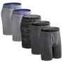 5Pcs Set Boxer Men Underpants Male Cotton Men's Panties Underwear Man Boxershorts Homme High Quality Underware Shorts Calson