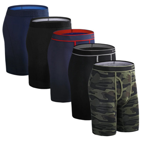 5Pcs Set Boxer Men Underpants Male Cotton Men's Panties Underwear Man Boxershorts Homme High Quality Underware Shorts Calson
