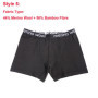Mens Merino Wool Boxer Brief Underwear Men Merino Wool Boxer Breifs Soft Breathable Moisture Wicking Sports Fitness Boxershorts