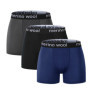 Mens Merino Wool Boxer Brief Underwear Men Merino Wool Boxer Breifs Soft Breathable Moisture Wicking Sports Fitness Boxershorts