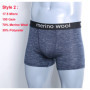 Mens Merino Wool Boxer Brief Underwear Men Merino Wool Boxer Breifs Soft Breathable Moisture Wicking Sports Fitness Boxershorts