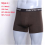 Mens Merino Wool Boxer Brief Underwear Men Merino Wool Boxer Breifs Soft Breathable Moisture Wicking Sports Fitness Boxershorts