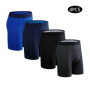 4pcs Long Leg Underpants Cotton long Boxers For Man Underwear Sexy Men Panties Brand Men's Boxer Shorts Male Trunks Gift