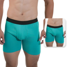 2pcs Men Mid-Long Boxer Shorts Sport Underwear Cotton Underpants Sexy Boxershorts Breathable Panties Plus Size Hombre Mens Gifts