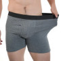 2pcs Men Mid-Long Boxer Shorts Sport Underwear Cotton Underpants Sexy Boxershorts Breathable Panties Plus Size Hombre Mens Gifts