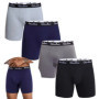 4pcs Set Mid-Long Boxer Shorts Men Underwear Male Underpants for Men Homme Boxershorts Slips Soft Panties Brand