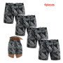 4pcs Set Mid-Long Boxer Shorts Men Underwear Male Underpants for Men Homme Boxershorts Slips Soft Panties Brand
