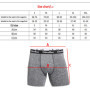 4pcs Set Mid-Long Boxer Shorts Men Underwear Male Underpants for Men Homme Boxershorts Slips Soft Panties Brand