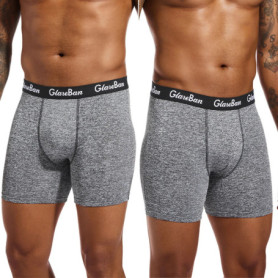 4pcs Set Mid-Long Boxer Shorts Men Underwear Male Underpants for Men Homme Boxershorts Slips Soft Panties Brand