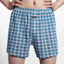 Men's Pure Cotton Boxer Shorts Underwear High Waist Big Underpants Casual Plaid Plus Size Aro Pants Pajama Bottoms at home M-3XL